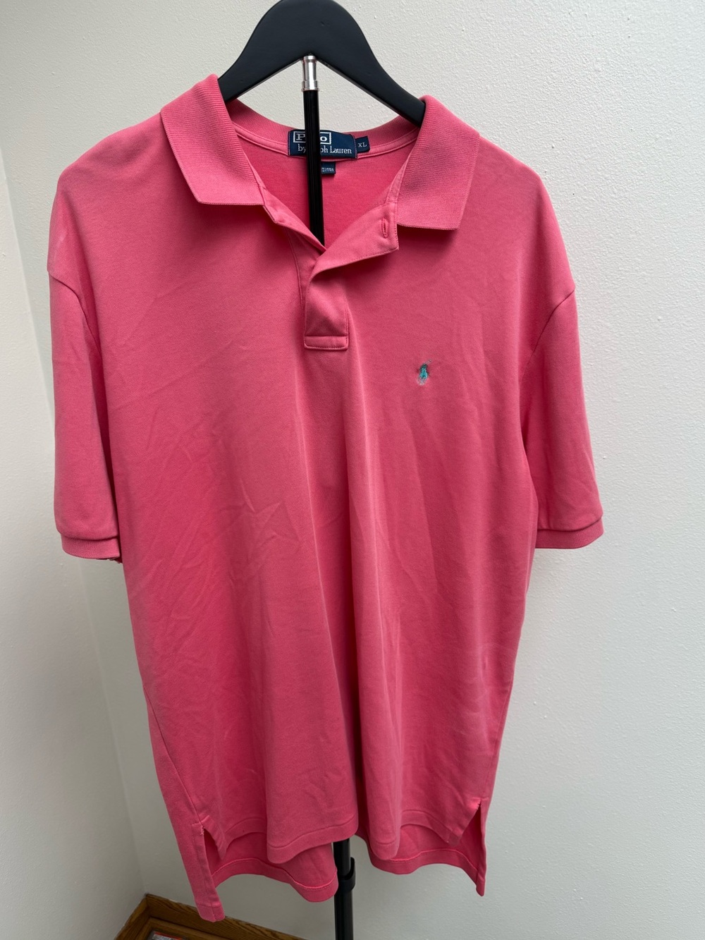Ralph Lauren Men's Coral Pink Polo Shirt